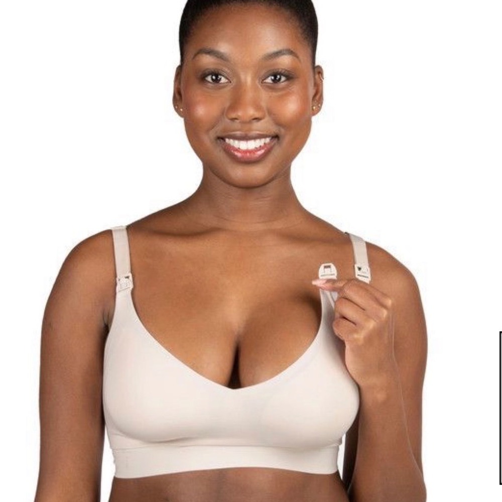 NWT Bravado Women's Enrich Nursing‎ Bra 11034BA Seamless Pearl White S Maternity